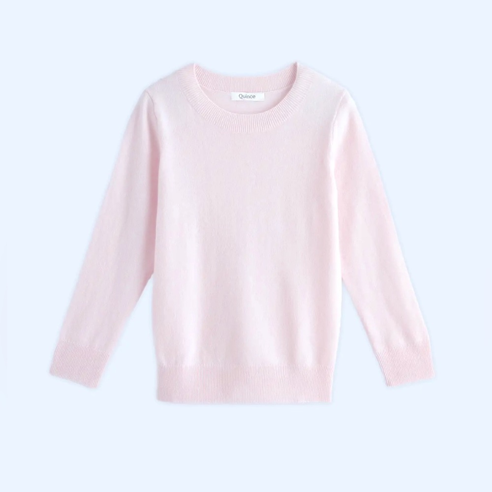 100% Cashmere Crew Neck Sweater